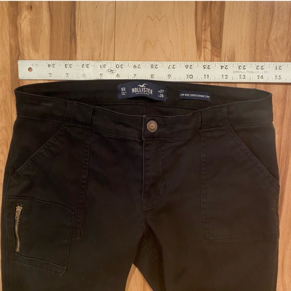 SALE!!! Hollister Low Rise Super Skinny Crop Pants—5R - Picture 5 of 6